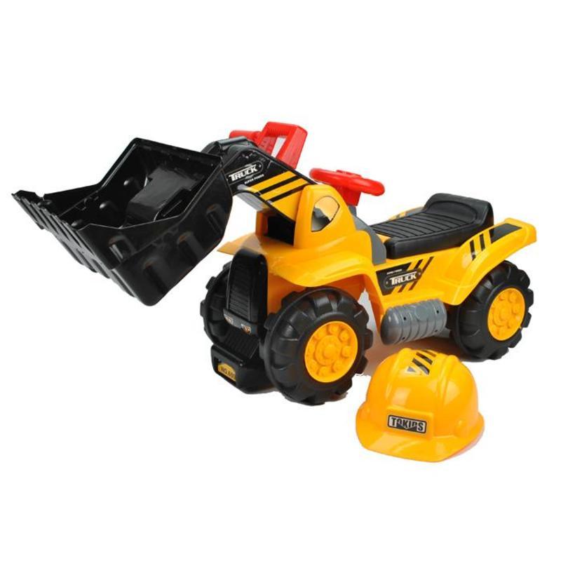 Kids Bulldozer Digger Ride-On Toy Truck With Sound - Aussie Baby