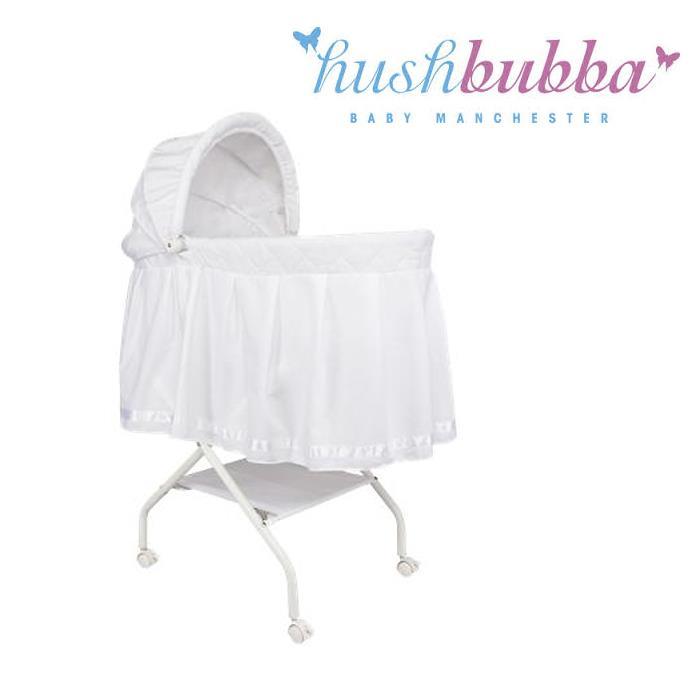 Infa Secure Hush Bubba Felicity Bassinet - White - Aussie Baby