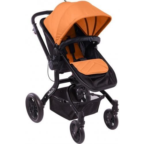Infa Secure Arlo Stroller Black Frame - Orange - Aussie Baby