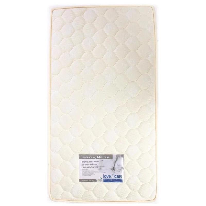 Love N Care Innerspring Mattress - 130 x 69cm - Aussie Baby