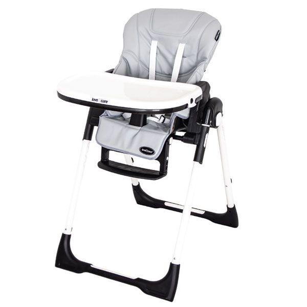 Love N Care Deluxe Montana High Chair - Grey - Aussie Baby