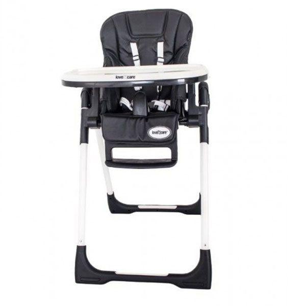 Love N Care Deluxe Montana High Chair - Black - Aussie Baby