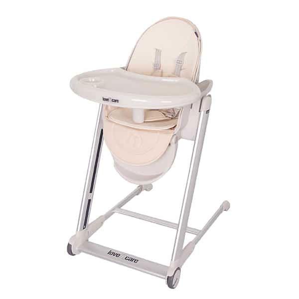 Love N Care Pandora High Chair Latte - Aussie Baby