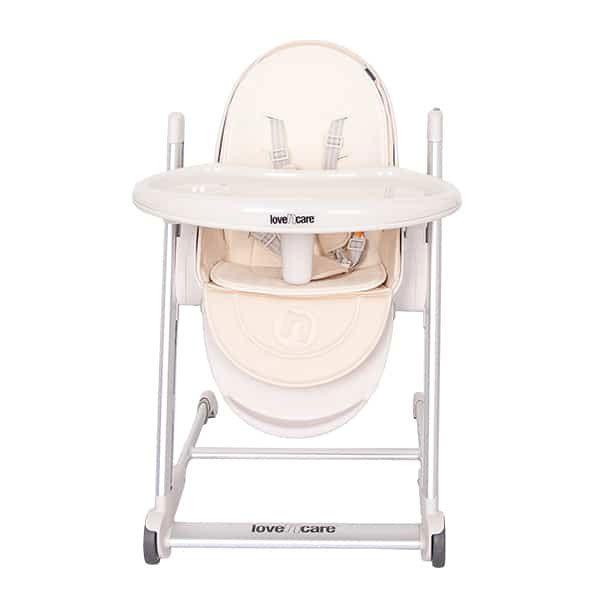 Love N Care Pandora High Chair Latte - Aussie Baby