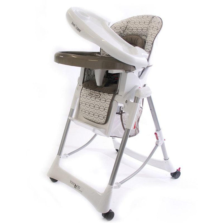 Love N Care Deluxe Techno High Chair - Brindle - Aussie Baby