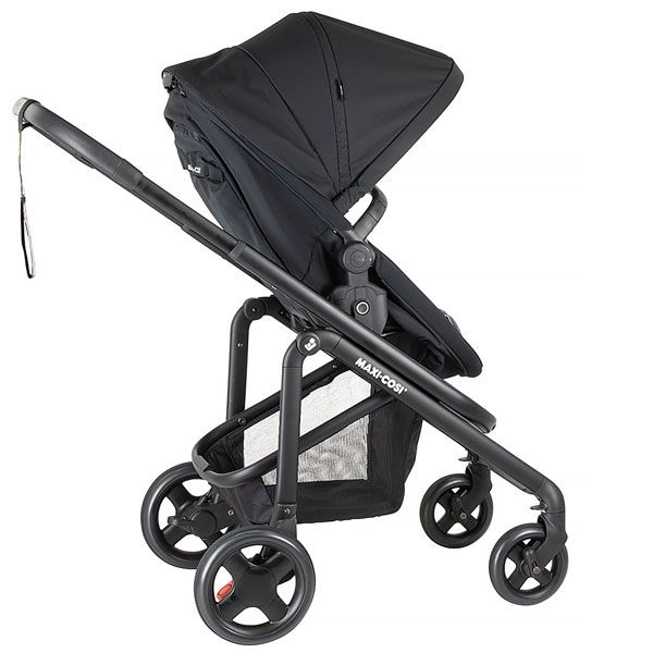 Maxi Cosi Lila CP2 Essential Bassinet Stroller Black - Aussie Baby