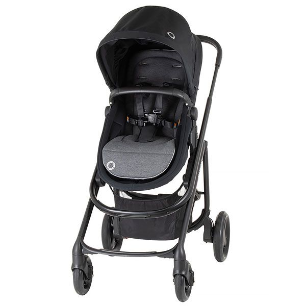 Maxi Cosi Lila CP2 Essential Bassinet Stroller Black - Aussie Baby