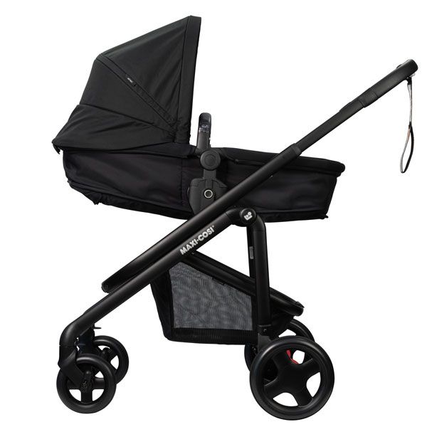 Maxi Cosi Lila CP2 Essential Bassinet Stroller Black - Aussie Baby