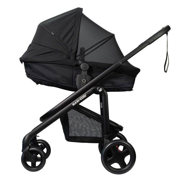 Maxi Cosi Lila CP2 Essential Bassinet Stroller Black - Aussie Baby