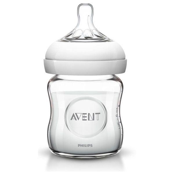 Philips Avent Natural Glass Feeding Bottle 120ml - Aussie Baby