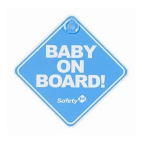 Safety 1st Baby On Board Sign - Blue - Aussie Baby
