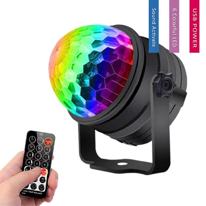 Sansai LED Disco Bright Indoor Party/Night Light w/ Lampshade/Remote Control - Aussie Baby