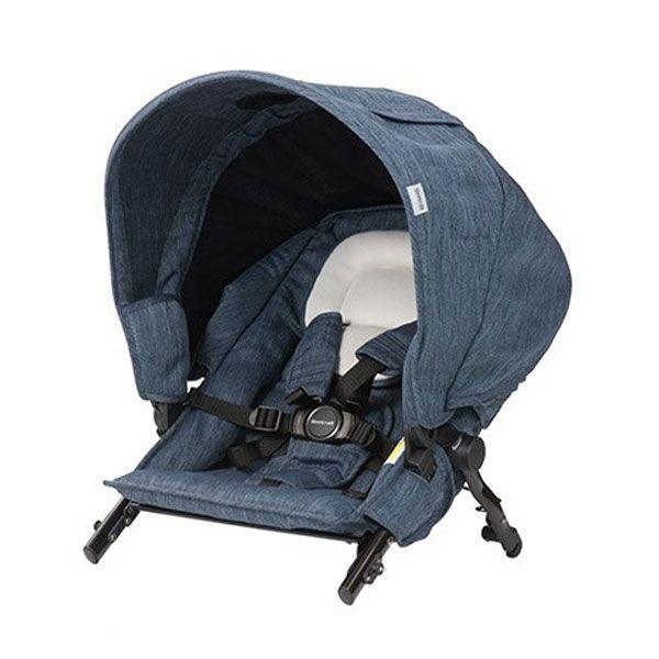 Steelcraft Strider Compact Deluxe Edition Textured Collection Second Seat - Moonstone - Aussie Baby