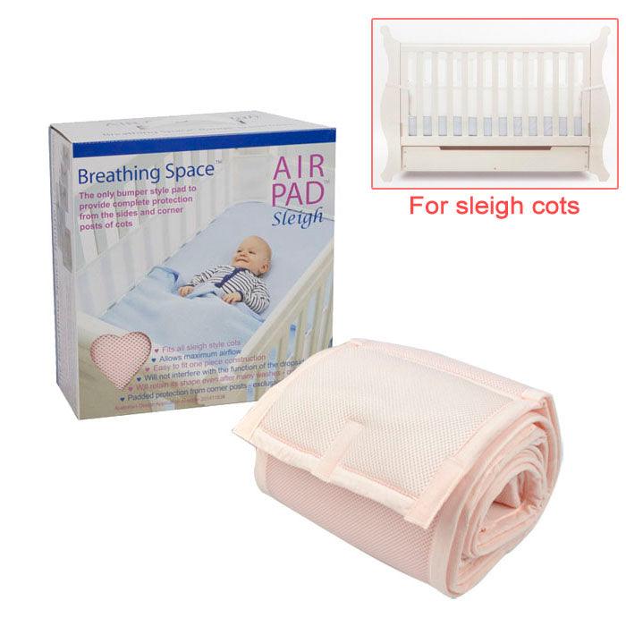 Sweet Dreams Air Pad - Sleigh Cot - Pink - Aussie Baby