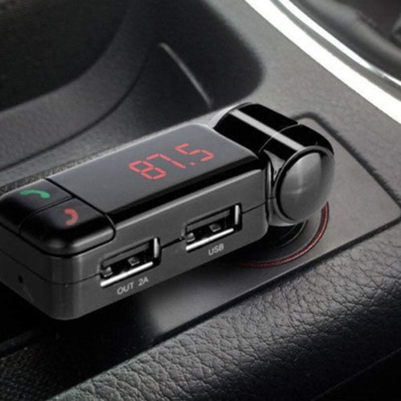 Sansai 4-in-1 Bluetooth Car Kit FM Transmitter Drive n Talk Hands Free Dual Port - Aussie Baby