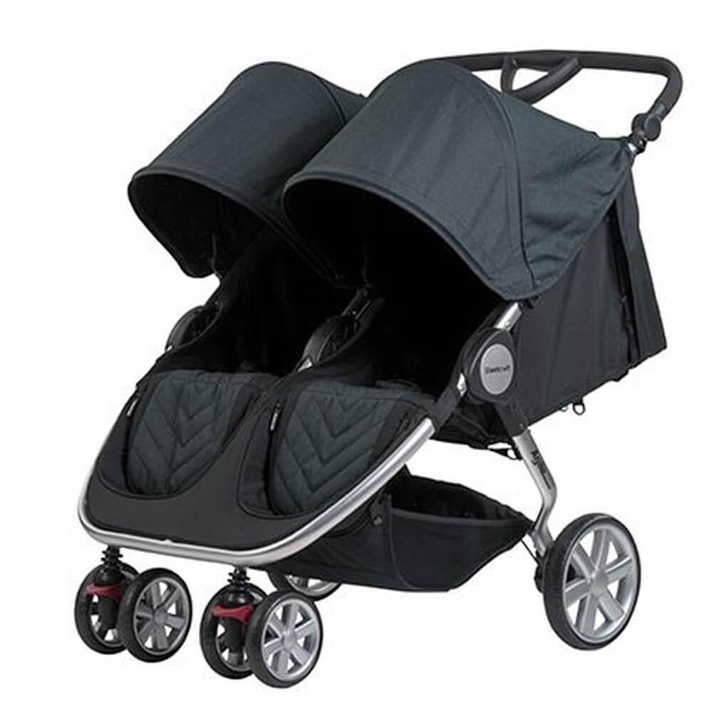 Steelcraft Agile Twin 4 Wheel Travel System Stroller - Aussie Baby