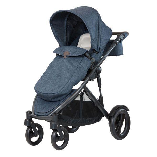 Steelcraft Strider Compact Deluxe Edition Textured Collection Stroller - Moonstone - Aussie Baby