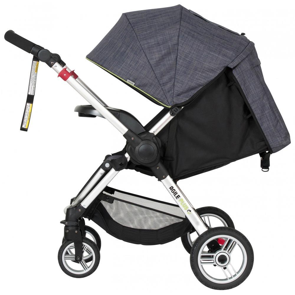Steelcraft Agile Plus Reverse Handle Stroller - Denim - Aussie Baby