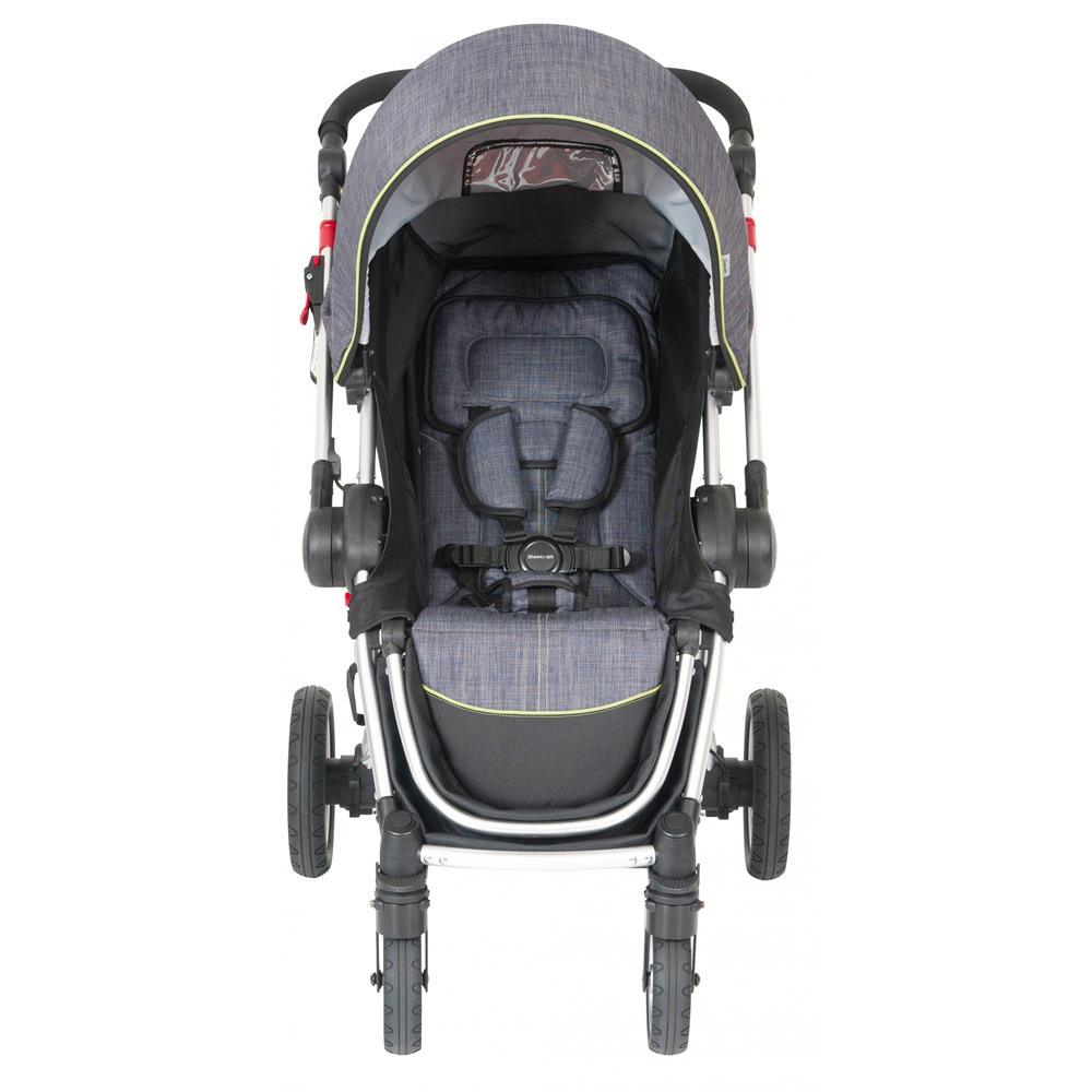 Steelcraft Agile Plus Reverse Handle Stroller - Denim - Aussie Baby