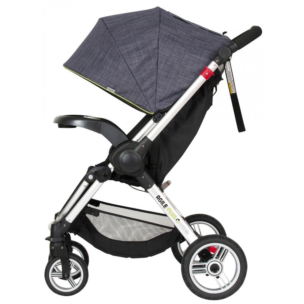 Steelcraft Agile Plus Reverse Handle Stroller - Denim - Aussie Baby