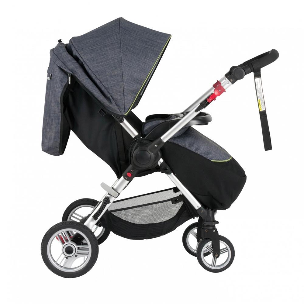 Steelcraft Agile Plus Reverse Handle Stroller - Denim - Aussie Baby