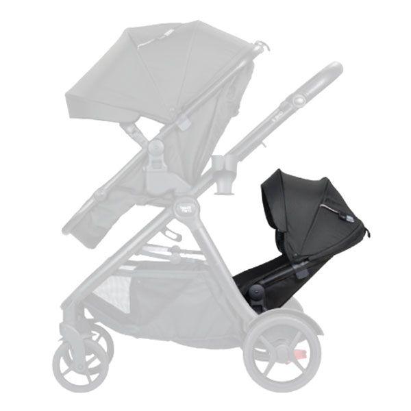 Steelcraft ONE 2 Second Seat Carbon Black Aussie Baby