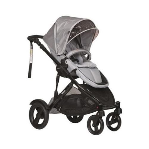 Steelcraft Strider Compact 4 Wheel Stroller - Silver - Aussie Baby