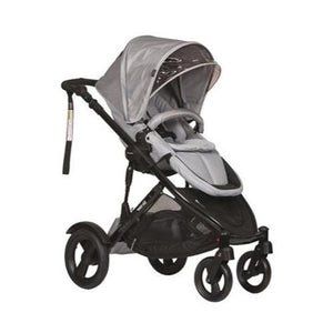 Steelcraft Strider Compact 4 Wheel Stroller - Silver - Aussie Baby