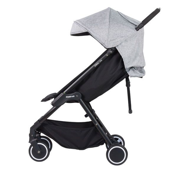 Steelcraft Stroll Lite Stroller Grey Melange - Aussie Baby