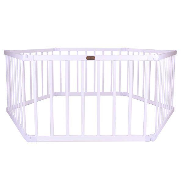 Tikk Tokk Little Boss Playpen Hexagon - White - Aussie Baby