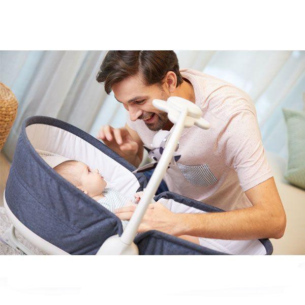 Tiny Love Rocker Napper 3 in 1 - Denim (Without Canopy) - Aussie Baby